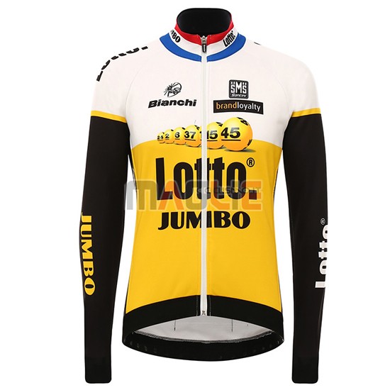 Maglia Lotto manica lunga 2016 bianco e giallo - Clicca l'immagine per chiudere